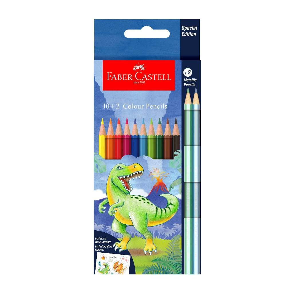 [WESTSTAR] FABER-CASTELL Unicorn & Dino Colour Pencils