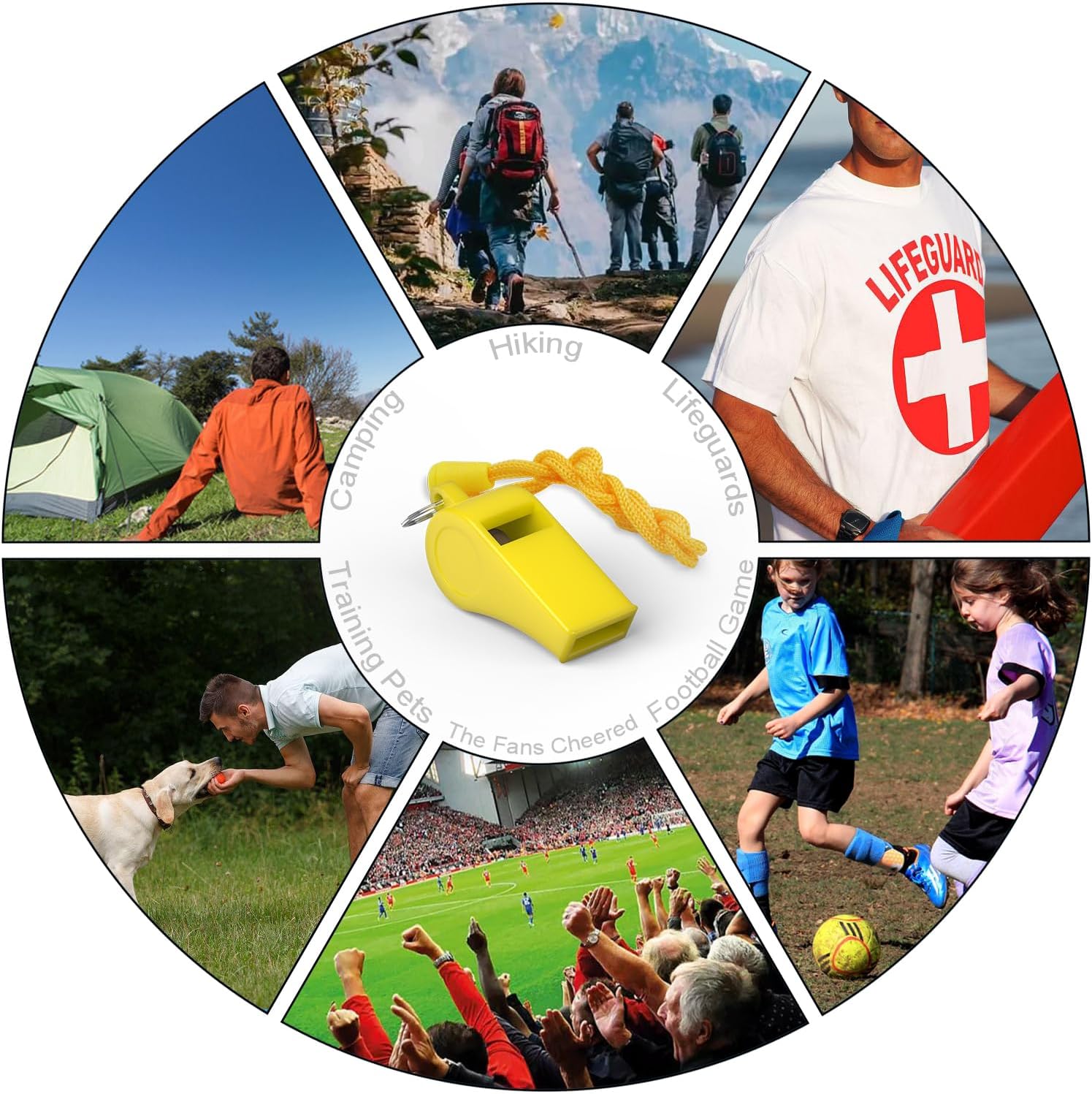 [WESTSTAR] Plastic Whistle Referee / Wisel Outdoor Training Sports Competition Sport / Children Safety Survival Equipment