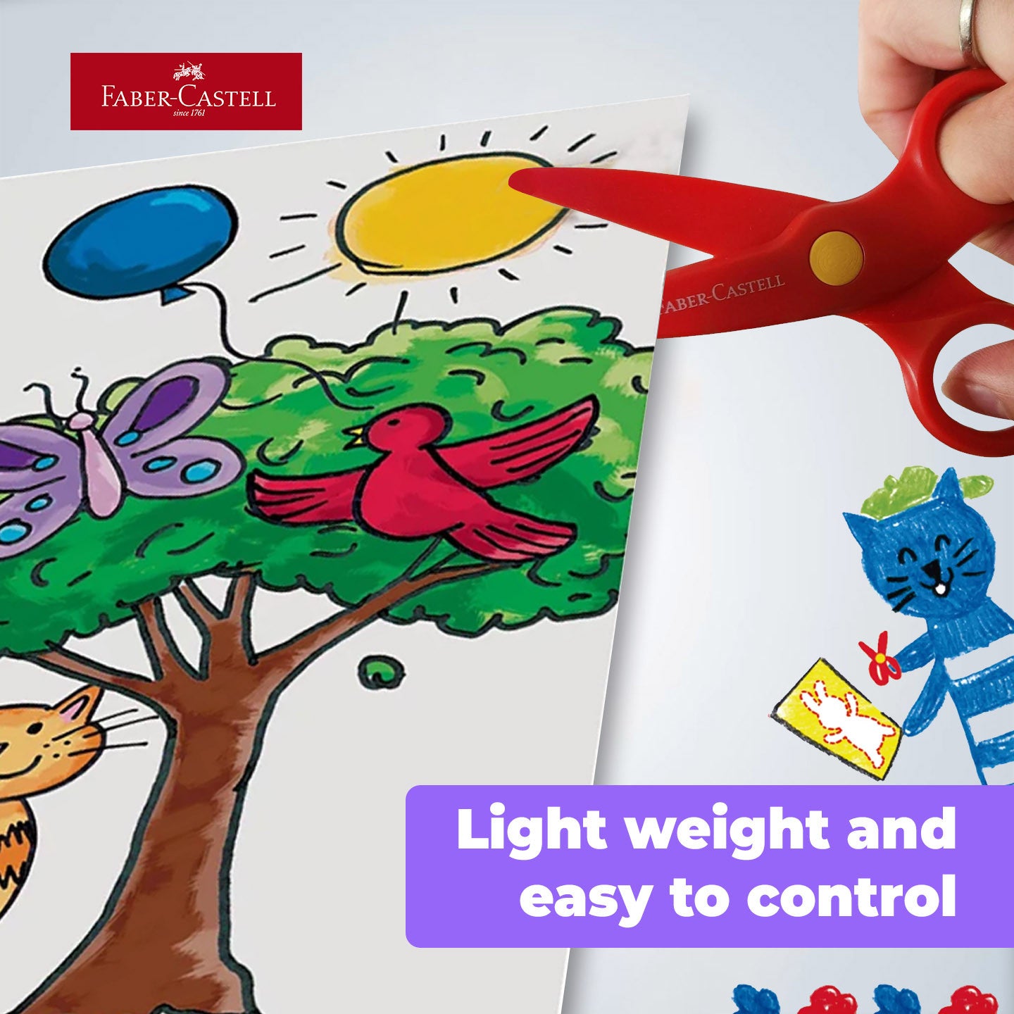 [WE-ARTS] Faber-Castell Little Creatives Play Safe Scissors