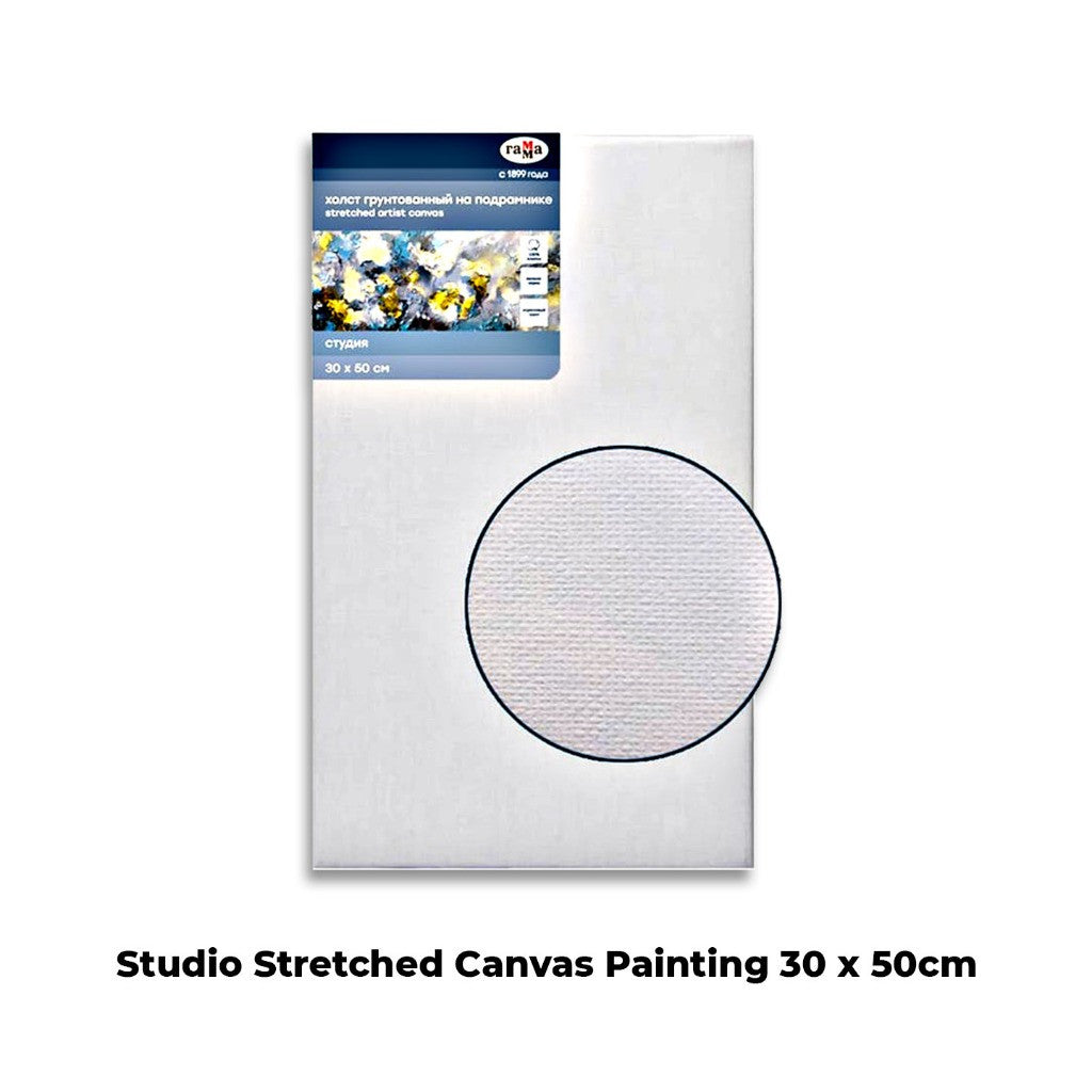 Studio Stretched Canvas Painting Canvas Art for Acrylic & Oil Paint ( 280g ) - CLEARANCE