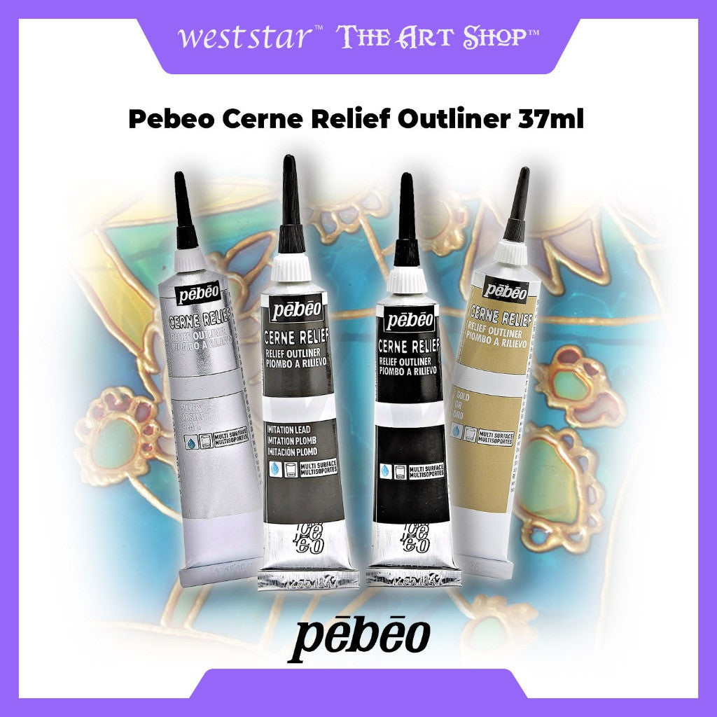 [WE-ARTS] Pebeo Cerne Relief 37ML (Glass Outliner)