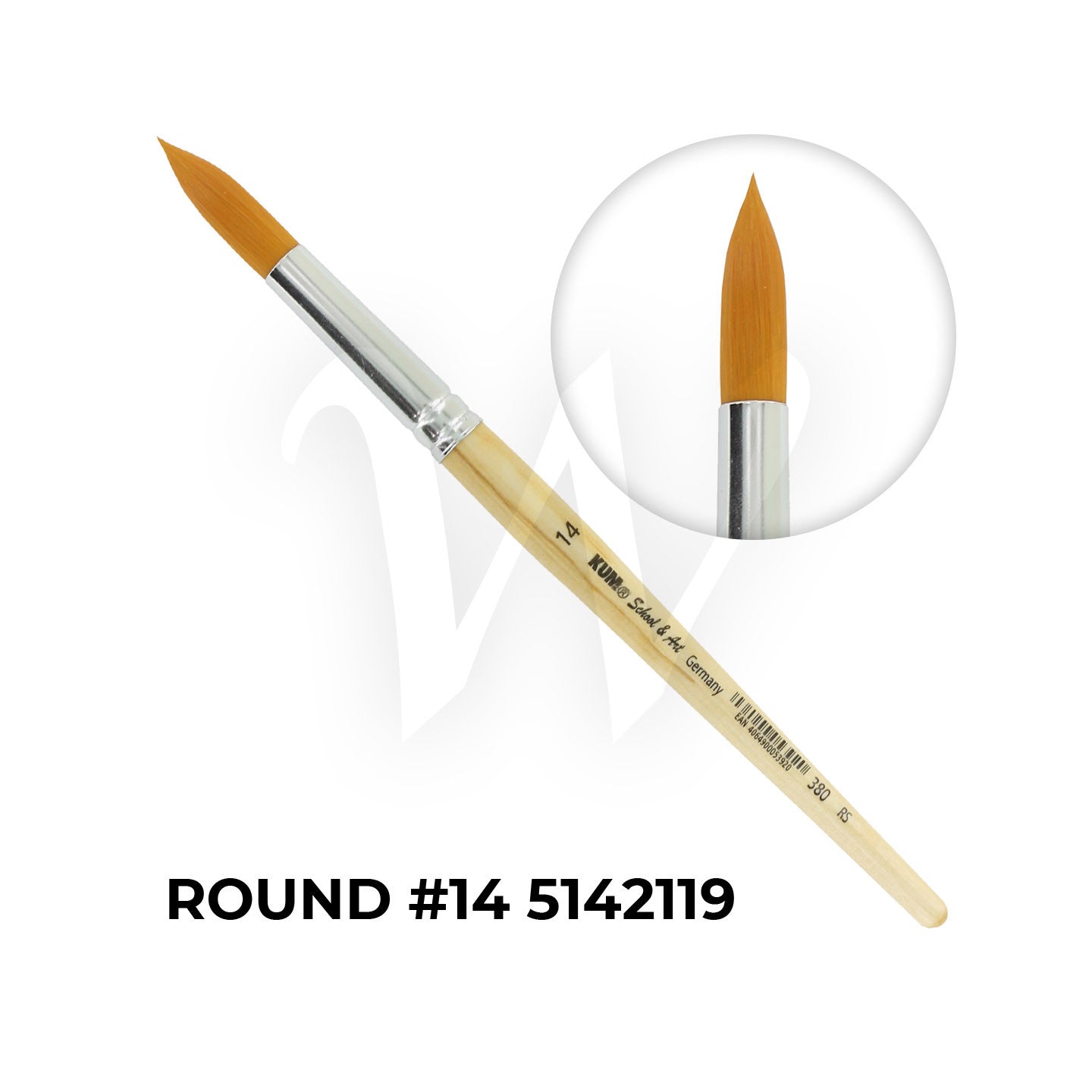 [WESTSTAR] KUM® SCHOOL & ART Brush Set (ROUND)