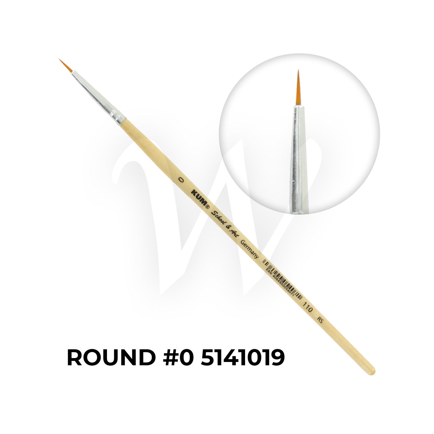 [WESTSTAR] KUM® SCHOOL & ART Brush Set (ROUND)