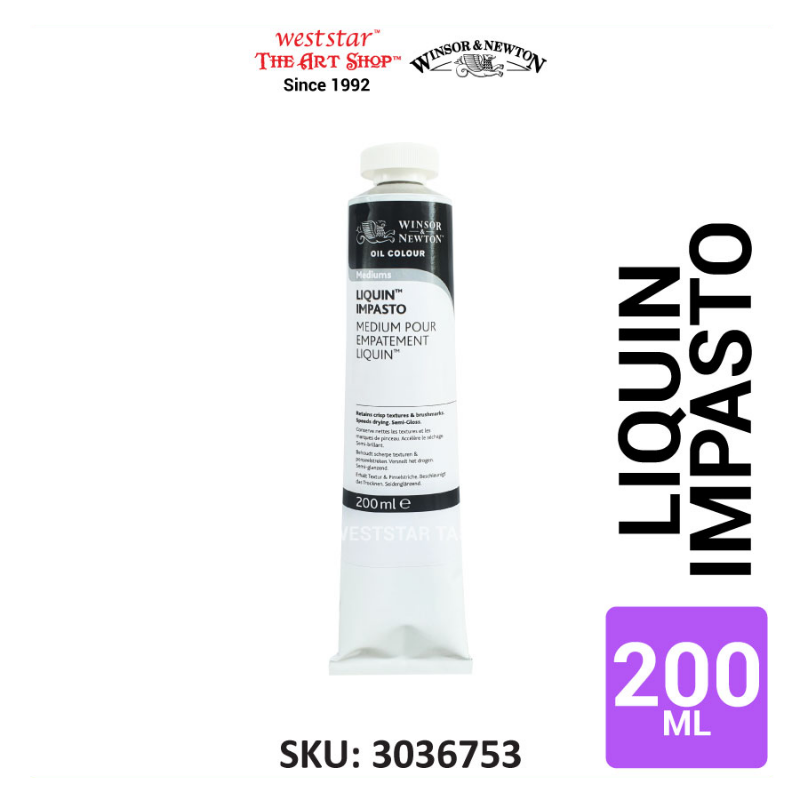 Winsor & Newton Liquin Impasto (thicken oil paint) | 200ml
