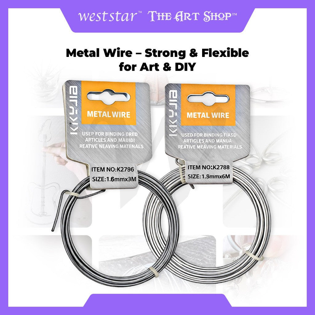 Metal Wire – Strong & Flexible for Art & DIY