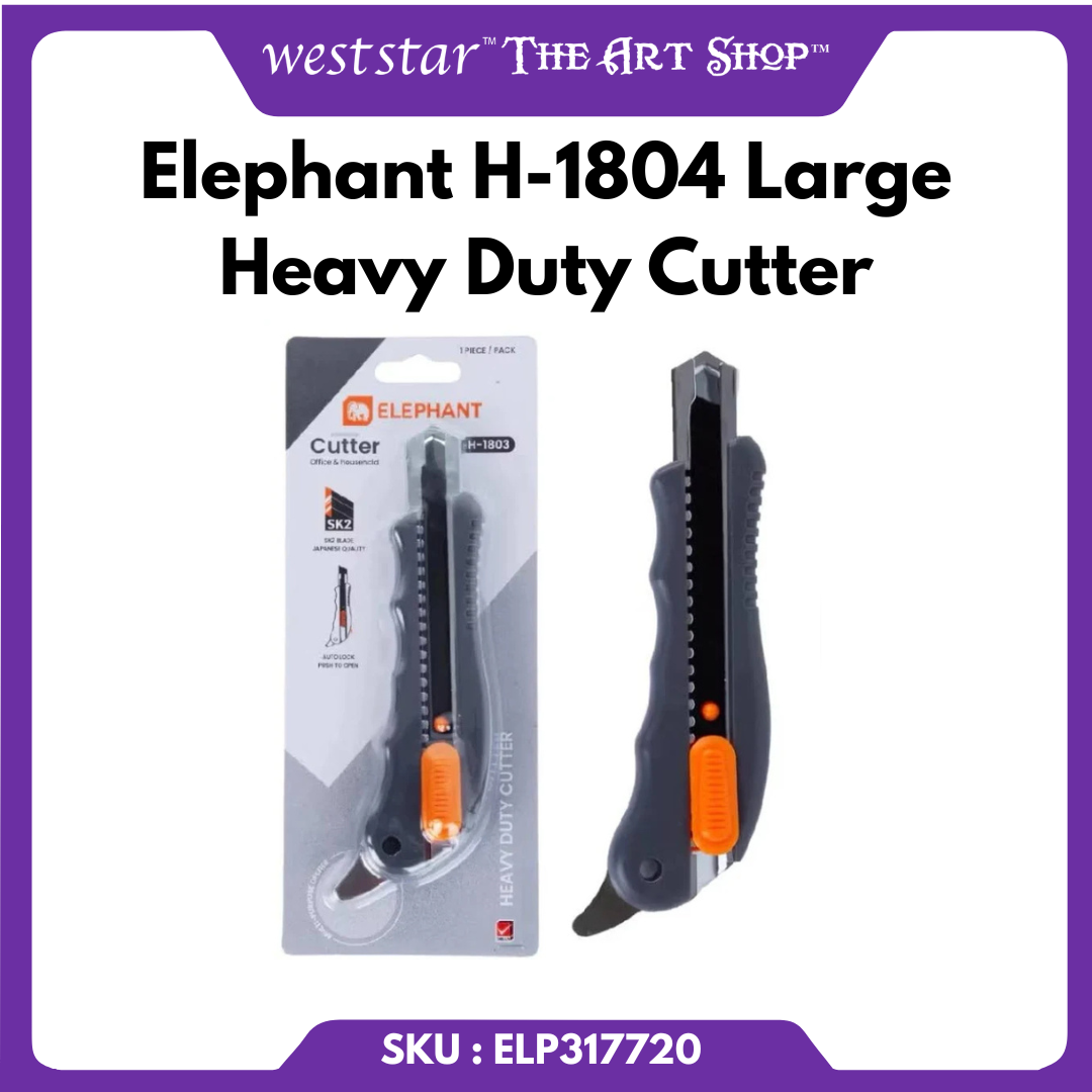 [WE-ARTS] Elephant H-1804 Large Heavy Duty Cutter
