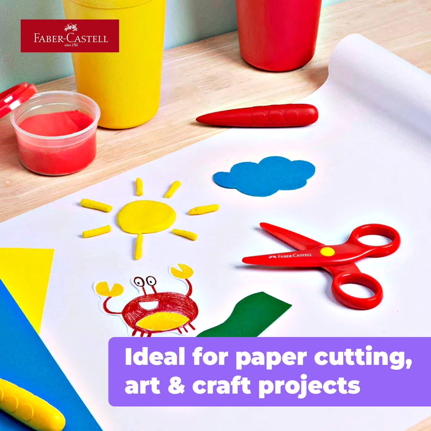 [WE-ARTS] Faber-Castell Little Creatives Play Safe Scissors