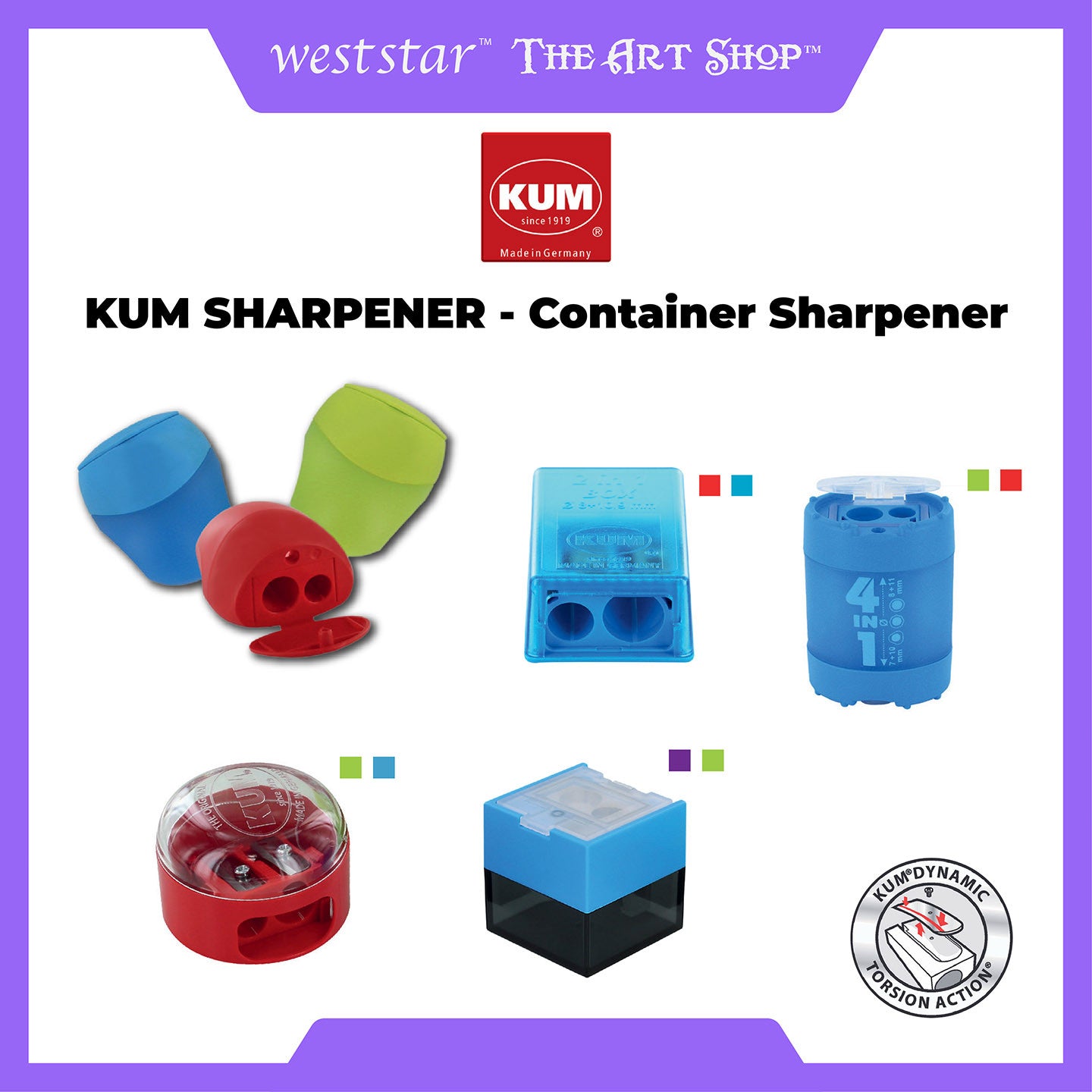 [WESTSTAR] KUM SHARPENER - Container Sharpener