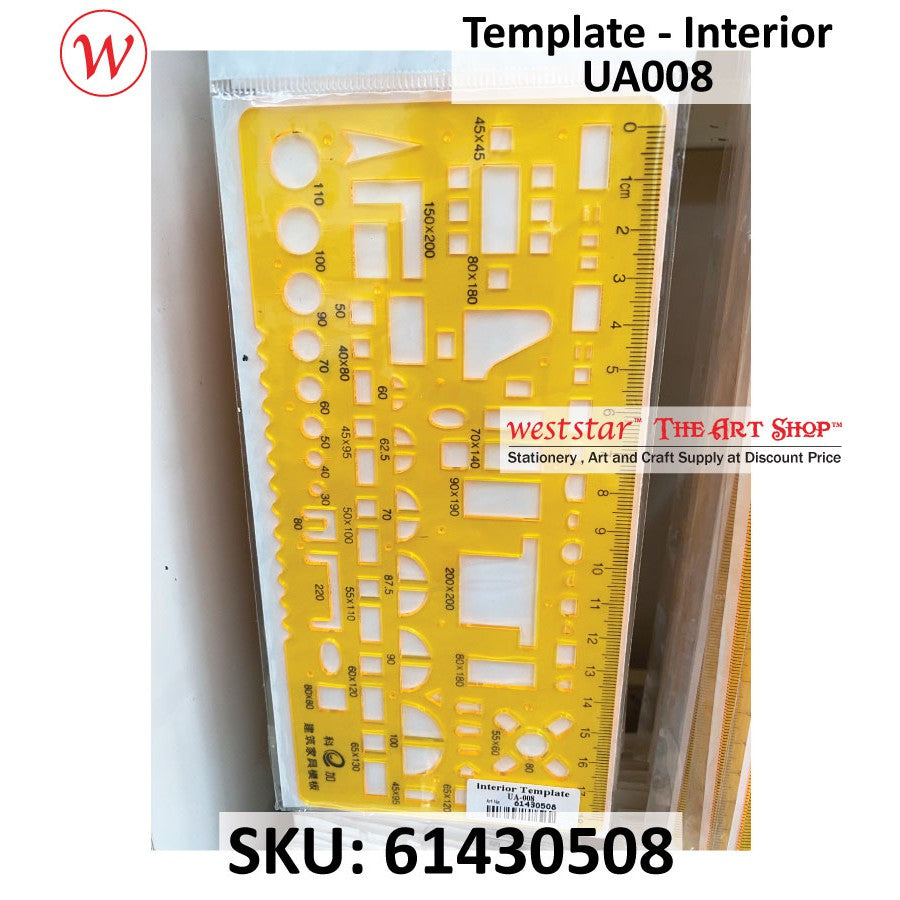 Drawing Template (For Students) [Weststar The Art Shop]