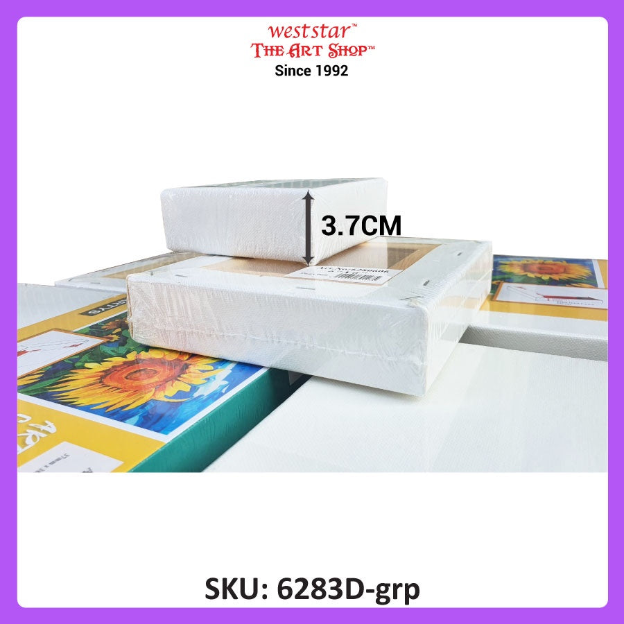 ARTYS 3D Stretched Canvas, Thick Frame Painting Canvas - Inch