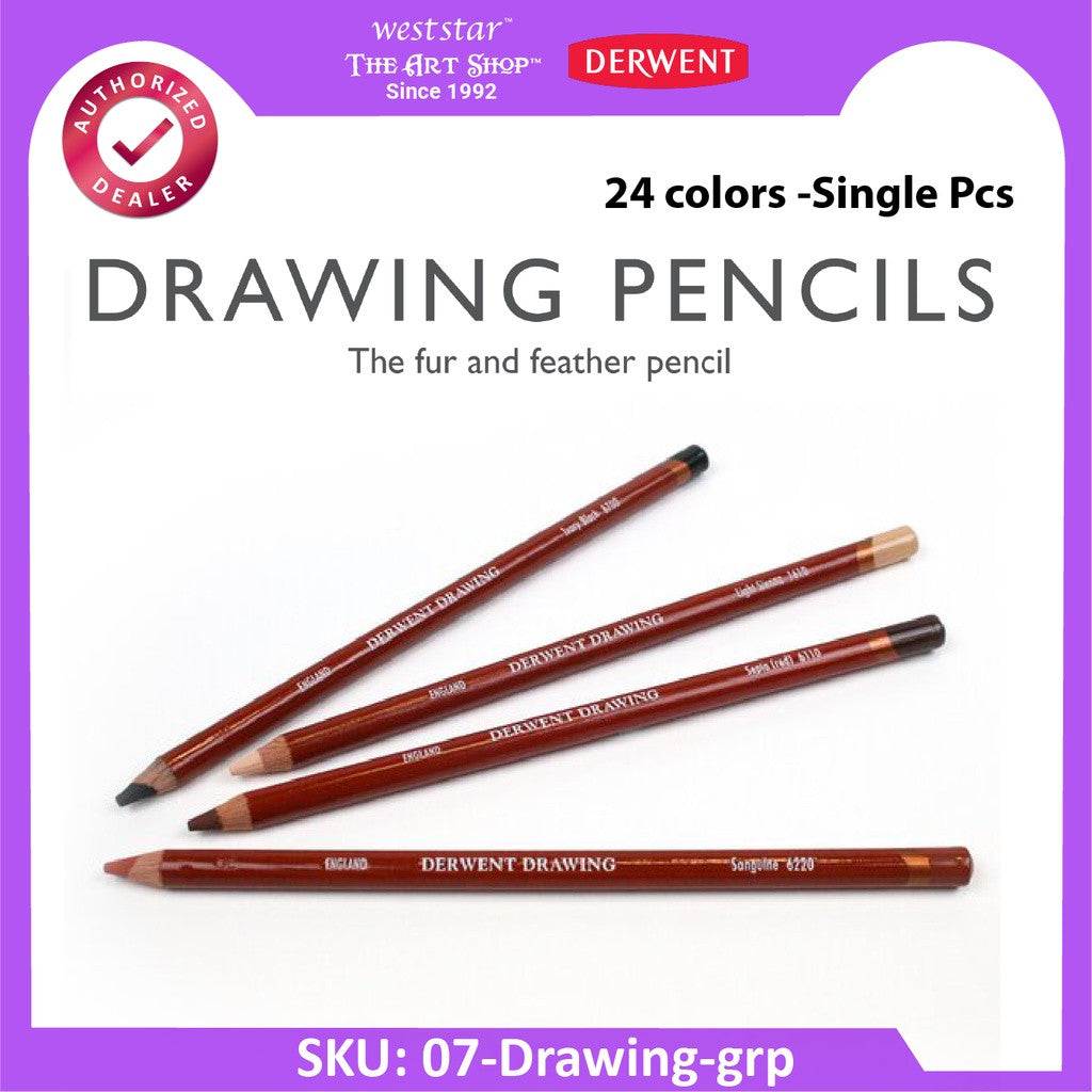 [WESTSTAR] Derwent Drawing Pencil  - Single Pc