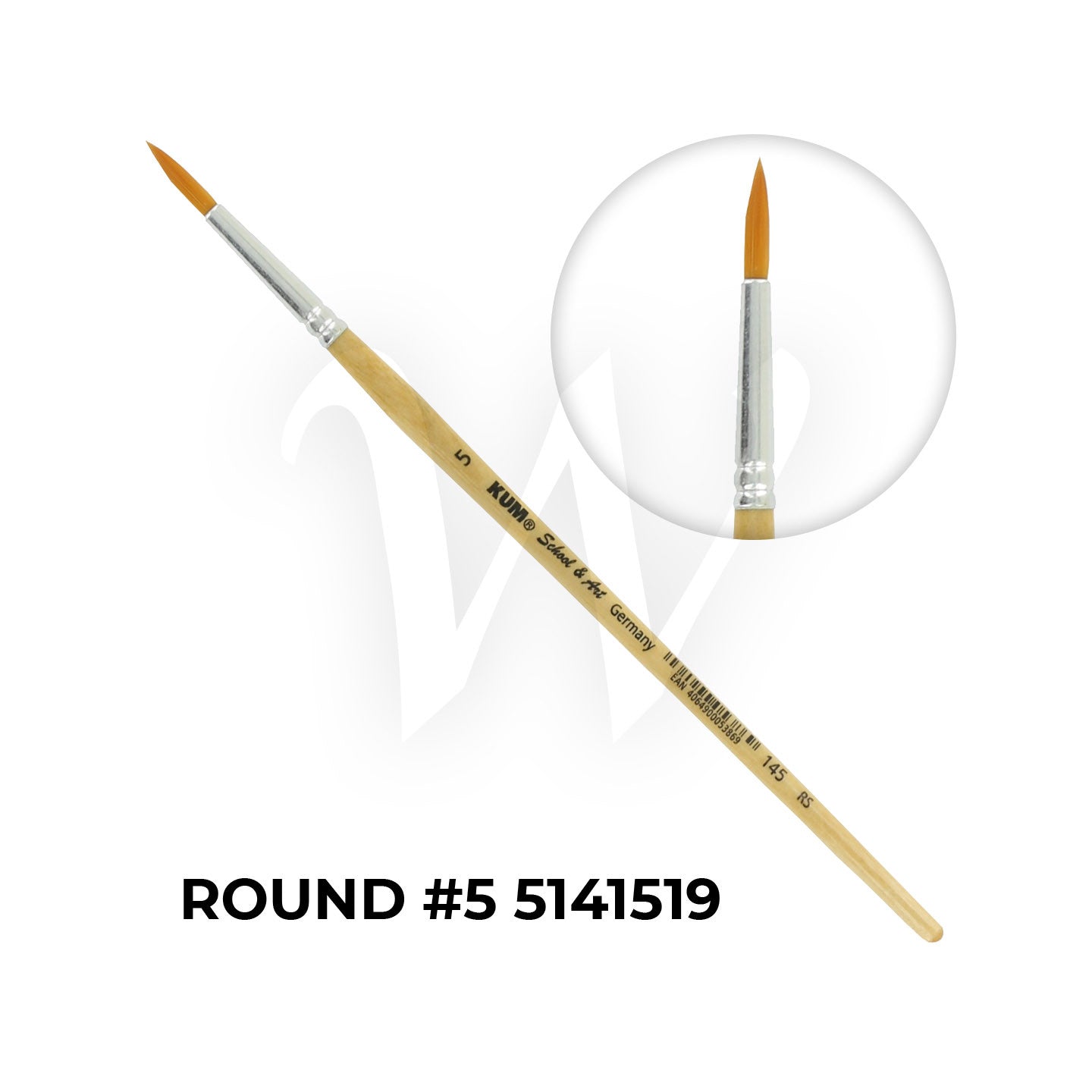 [WESTSTAR] KUM® SCHOOL & ART Brush Set (ROUND)