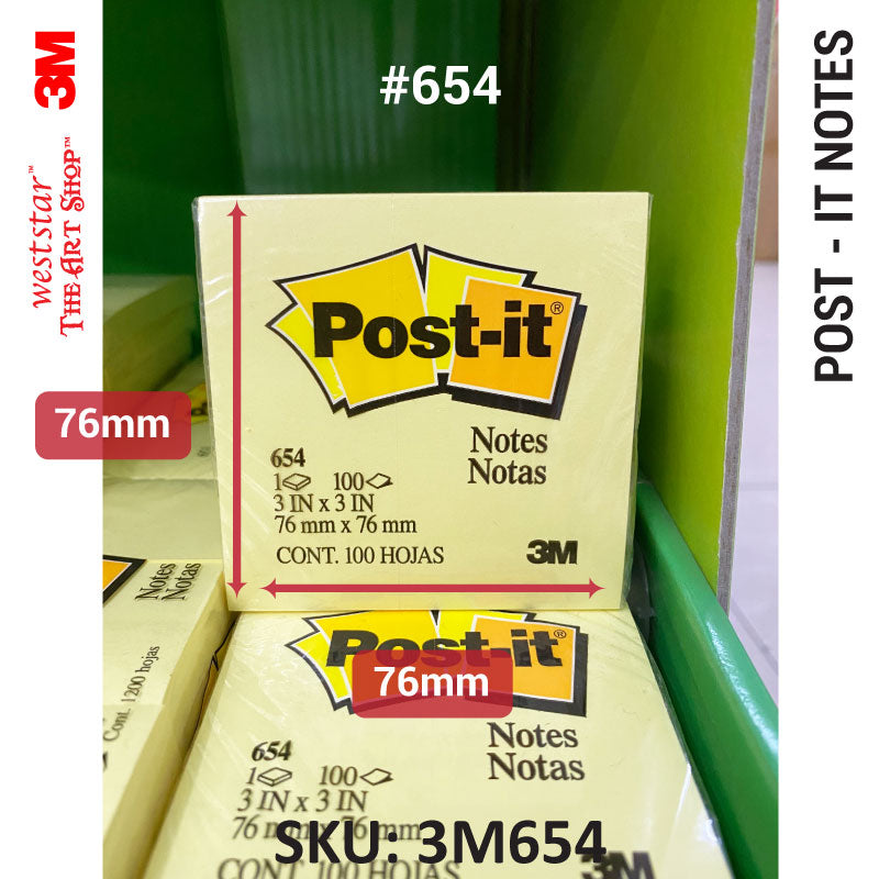 3M Post It Notes Yellow