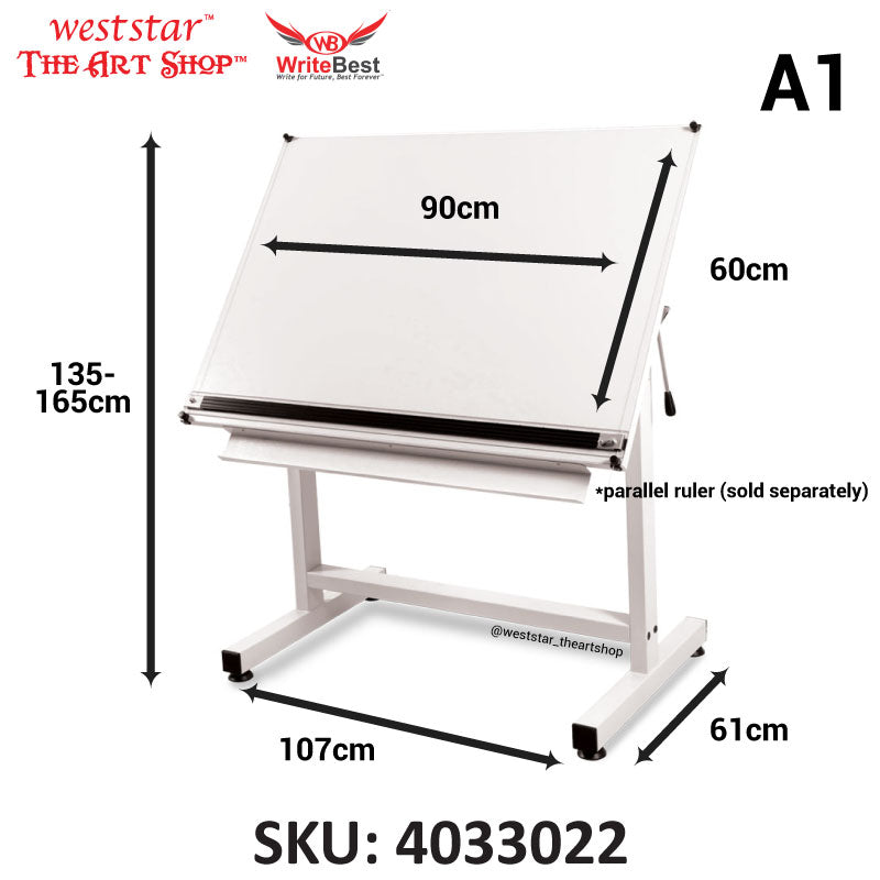 Writebest Drafting Table (Stand and Board)