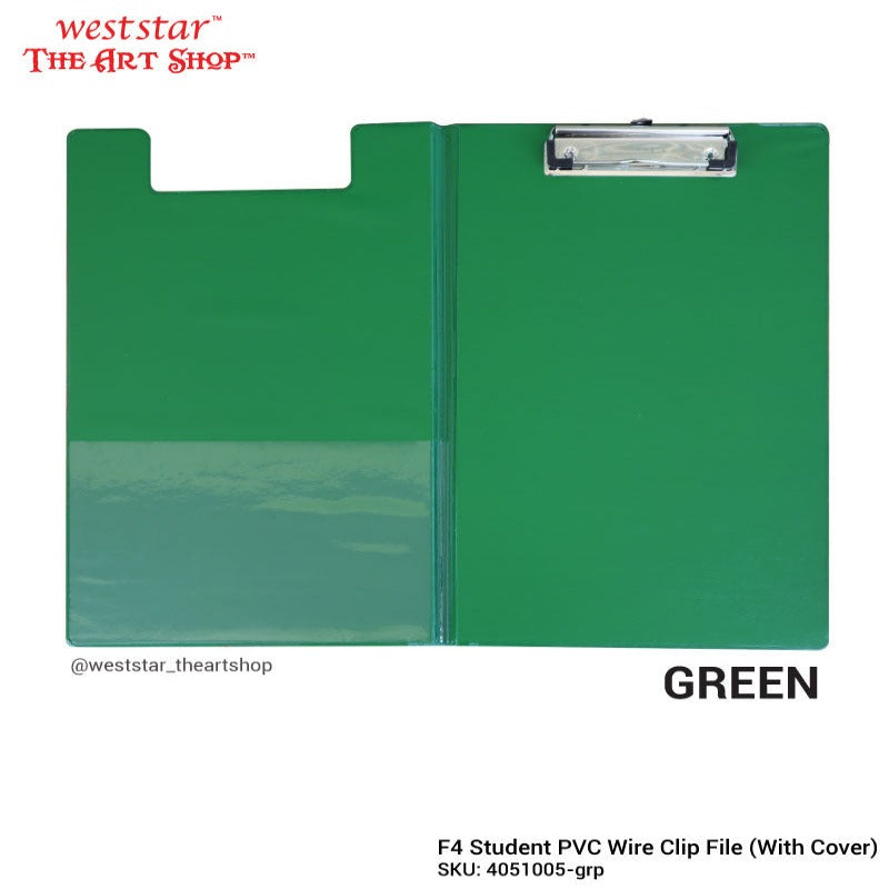 Plastic Wire File Weststar / The Art Shop | Buy F4 Student Wire Clip File (PVC) | Emi ...