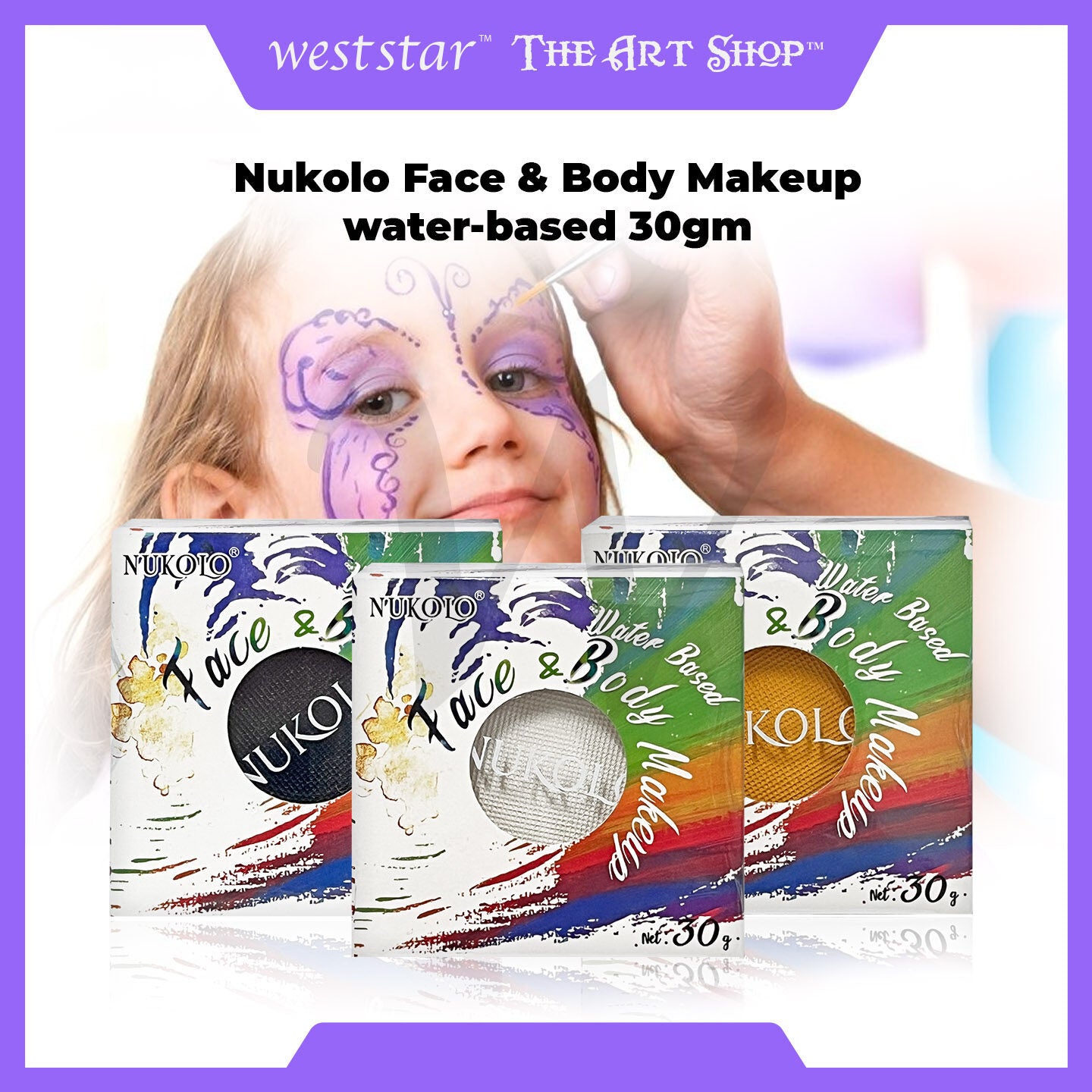 Nukolo Face & Body Makeup  / Face Paint 30gm