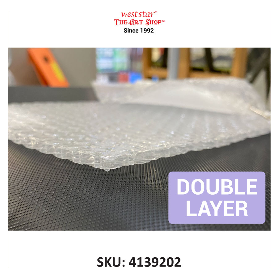 Bubble Wrap (Single Layer / Double Layer) | 1meter x 100meter (100% FULL LENGTH)