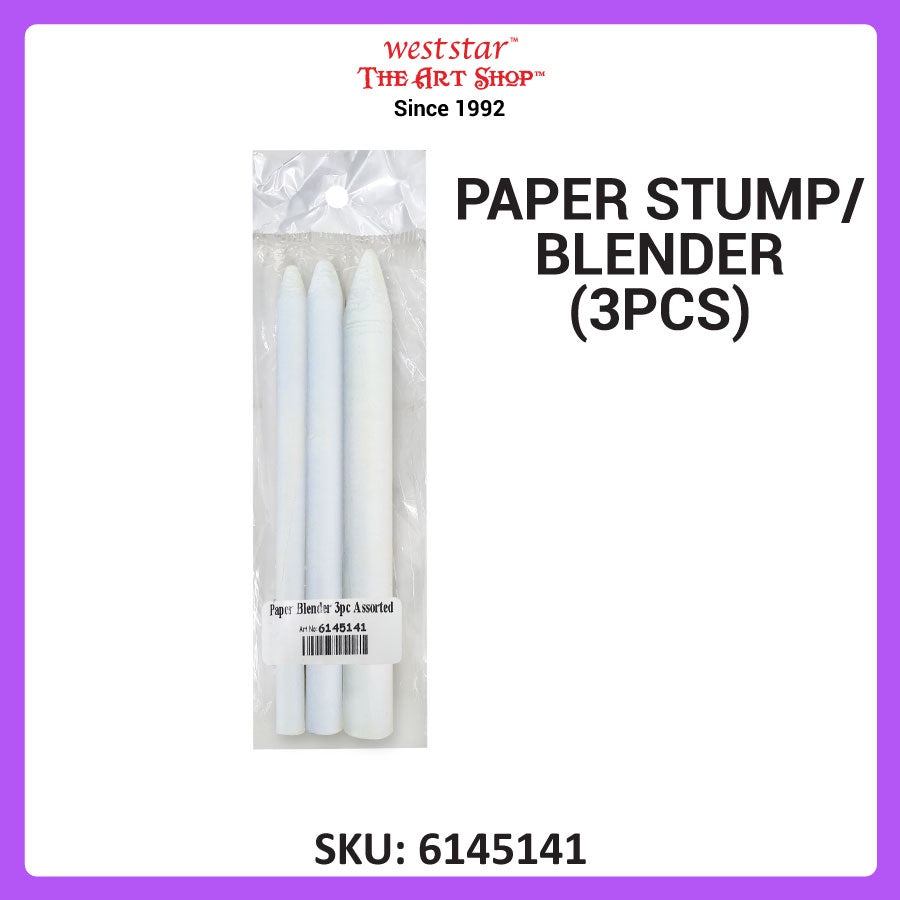 [WESTSTAR] Paper Stump / Paper Blender / Blending Stumps for Pastel, Charcoal, Pencil - Assorted