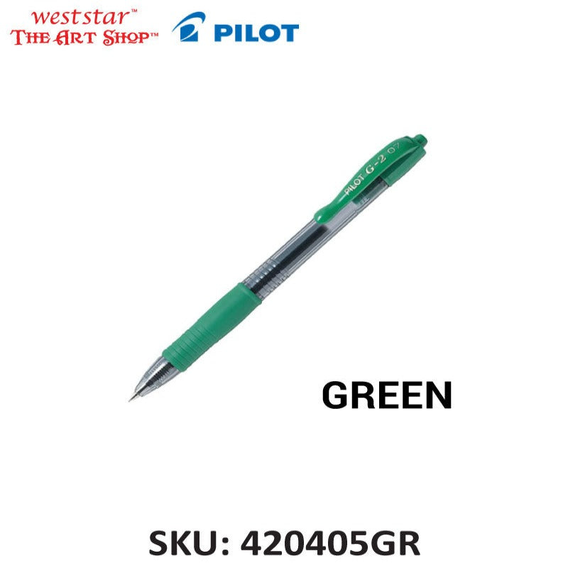 Pilot G2 Retractable Gel Pen | Colored (G-2)