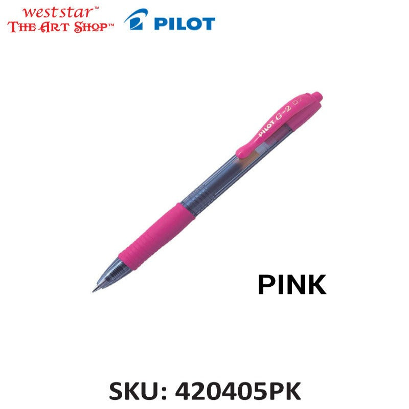 Pilot G2 Retractable Gel Pen | Colored (G-2)