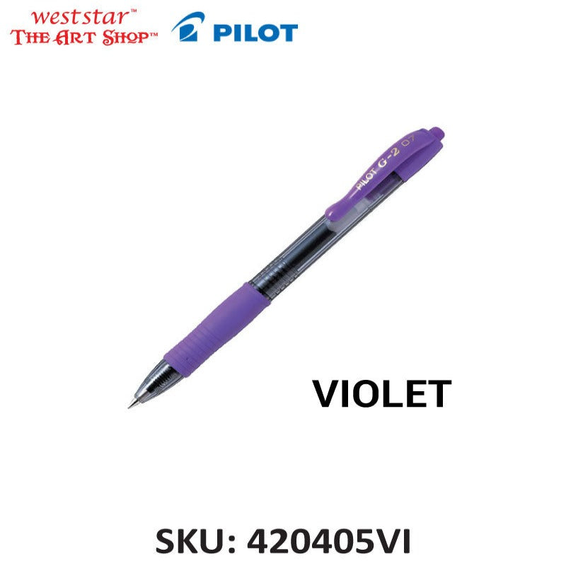 Pilot G2 Retractable Gel Pen | Colored (G-2)