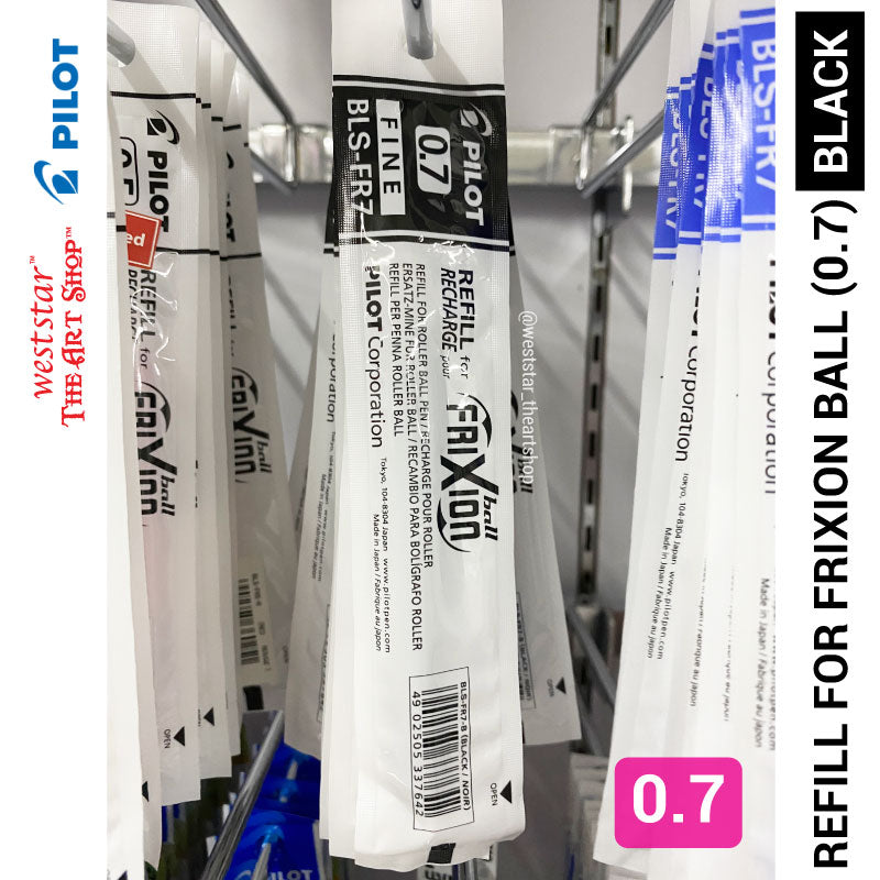 Pilot Refill for FriXion Ball Erasable Pen -  0.7 | Black , Blue , Red