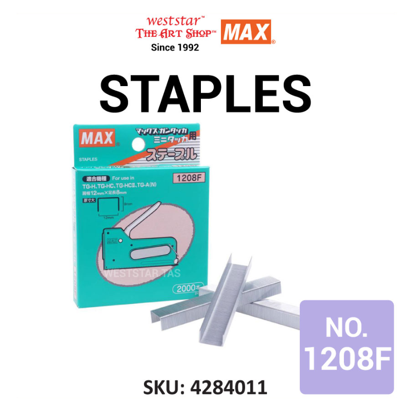 MAX Staples (1208F) Stapler Gun Bullet