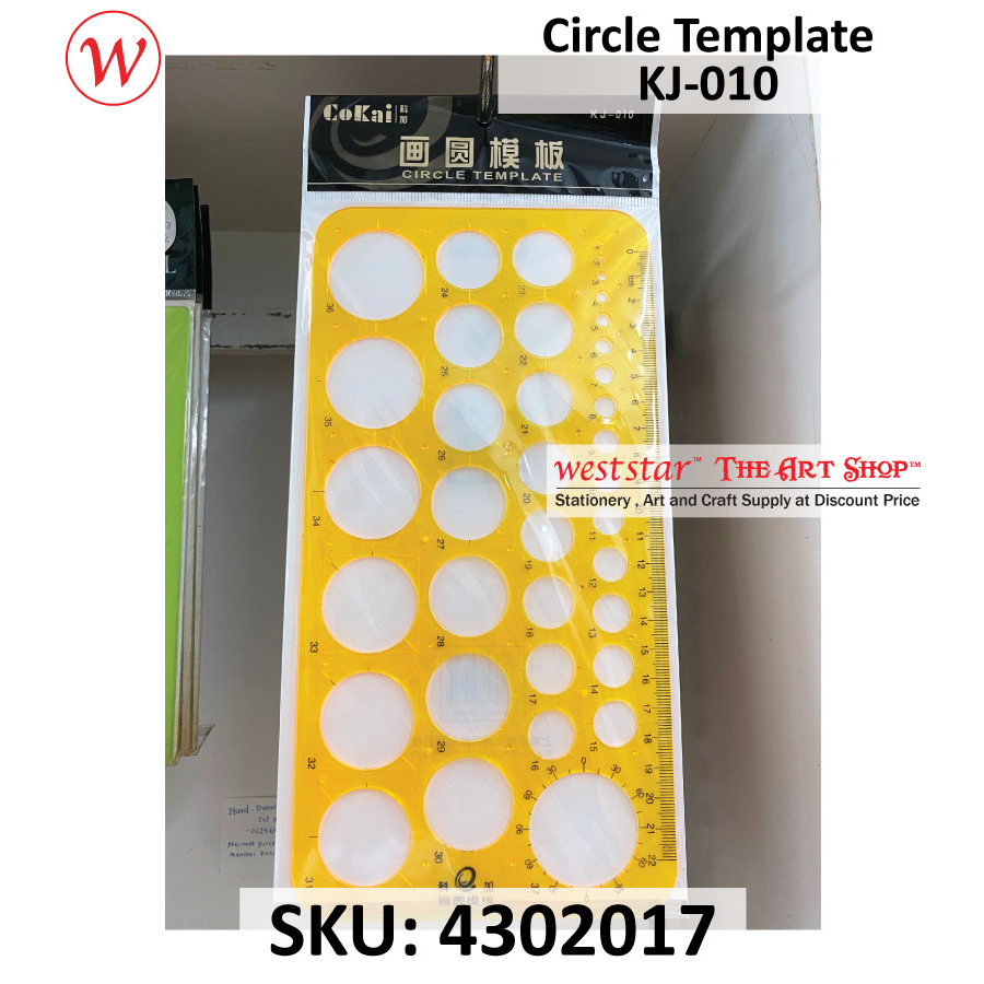 Cokai (KJ-010) Circle Template - Medium