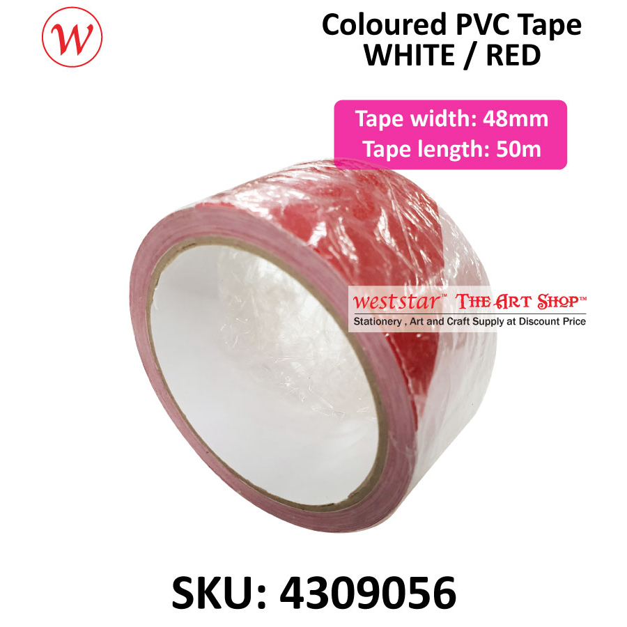Coloured PVC Tape - 48mm x 50m
