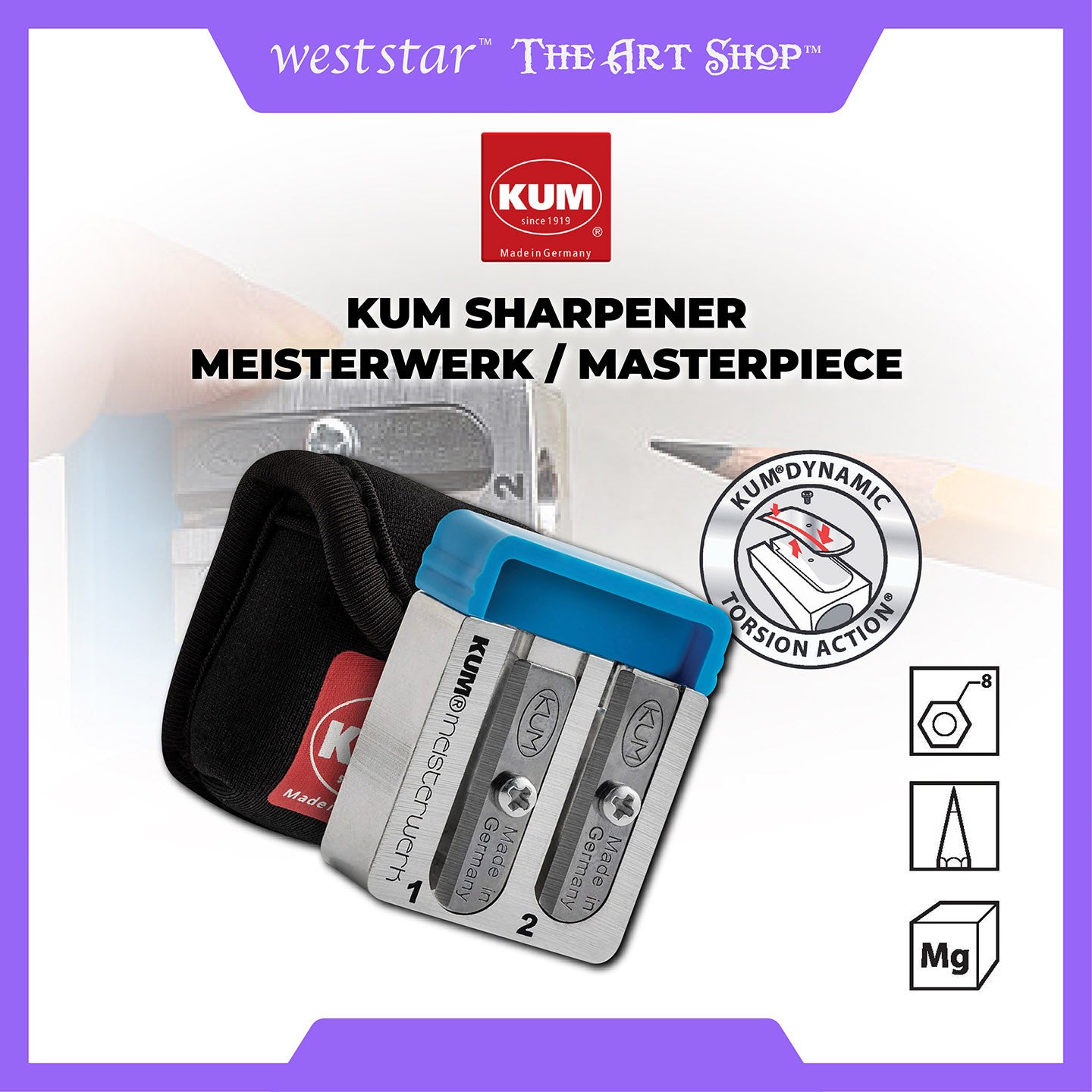 [WESTSTAR] KUM® Sharpener- MEISTERWERK / MASTERPIECE