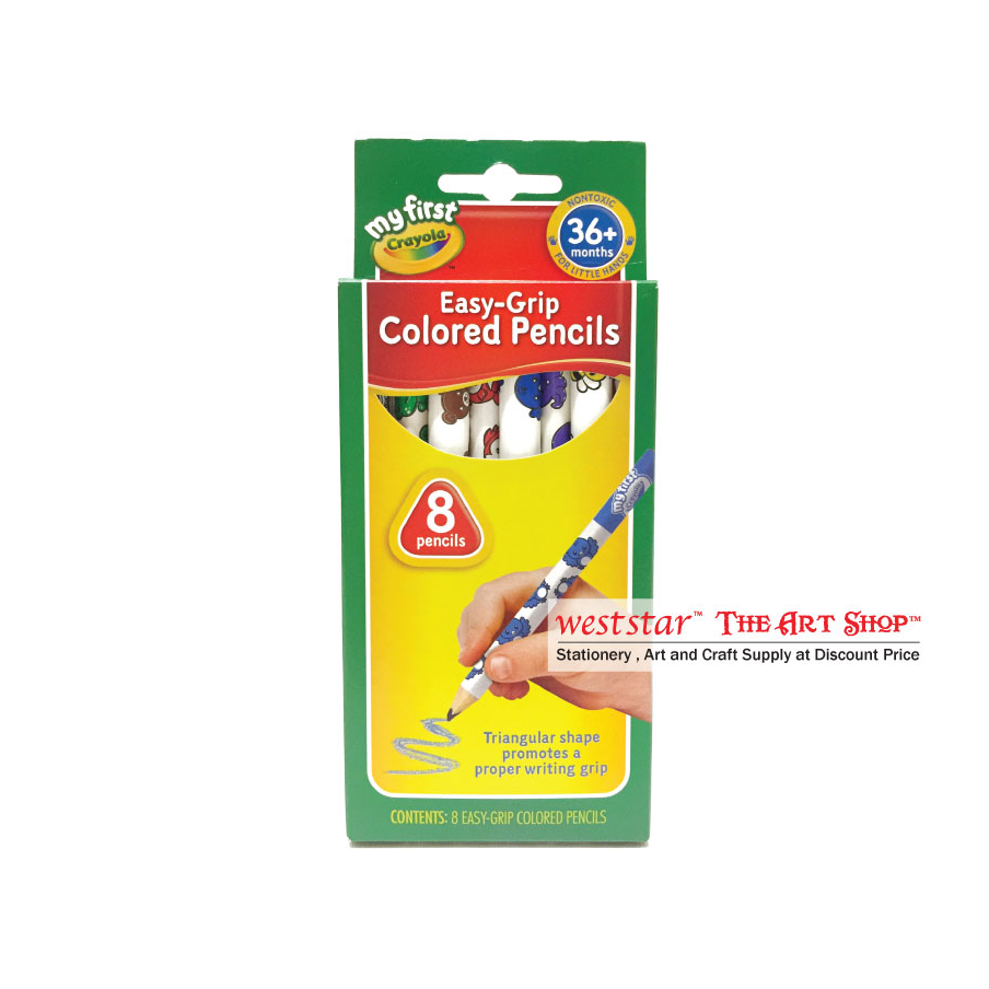 Crayola Colored Pencils, Write Start - 8 pencils