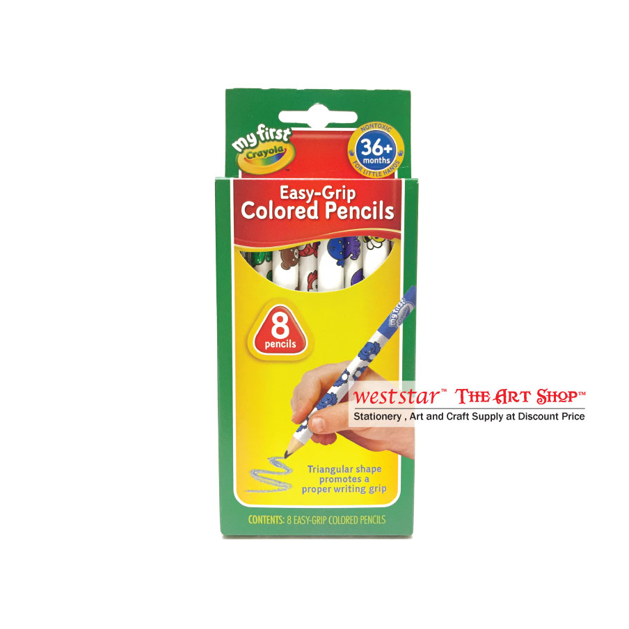 Crayola Easy Grip Color Pencil 8pcs