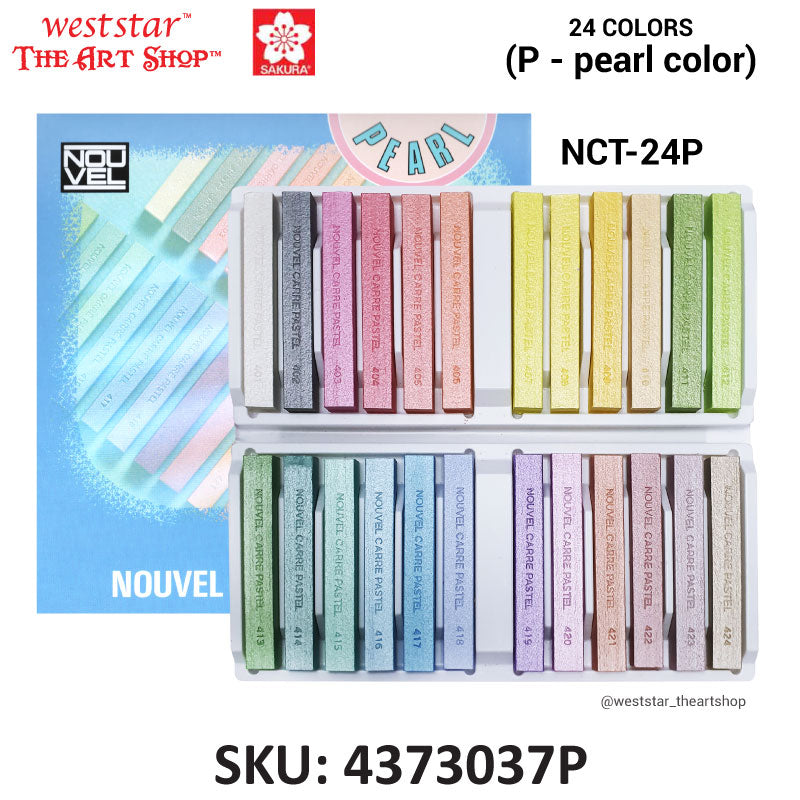 Sakura Nouvel Carre Pastel , Soft Pastel | 24 Colors