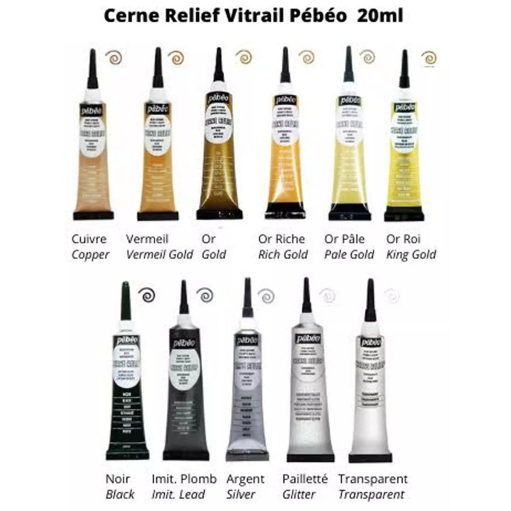 [WE-ARTS] Pebeo Cerne Relief 20ML (Glass Outliner)