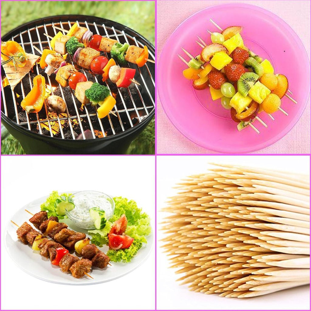 [WETAS] Bamboo Stick Batang Lidi Satay BBQ Stick Bamboo Skewer Kayu Cucuk Satey Batang Lidi Bunga Telur DIY Lidi Sate