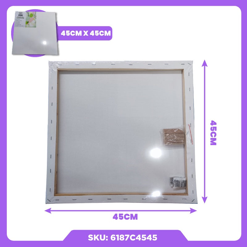 ARTYS ECO Stretched Canvas Painting Canvas Board (SQUARE)