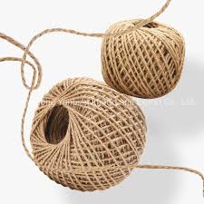 [WE-ARTS] Natural Hemp Rope Jute Hemp Rope Tali Guni Jute | Crafts . DIY 1.5mm x 50m