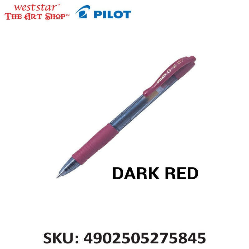 Pilot G2 Retractable Gel Pen | Colored (G-2)