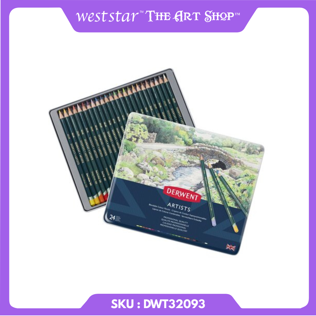 Derwent Artists Colour Pencils Blendable | 12 , 24, 36, 72 colors