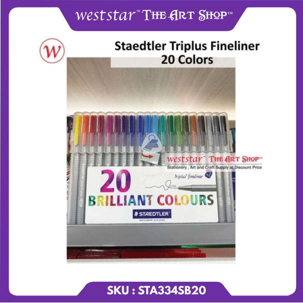 [WE-ARTS] Staedtler Triplus Fineliner – Brilliant Colors (20 Colours) 0.3mm