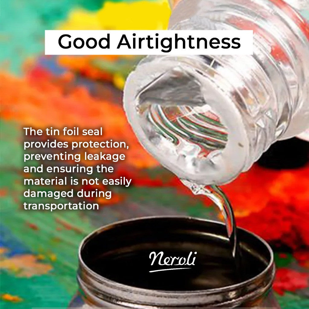 Neroli Turpentine Odourless Thinner Oil Medium For Oil Painting - 120ml & 500ml