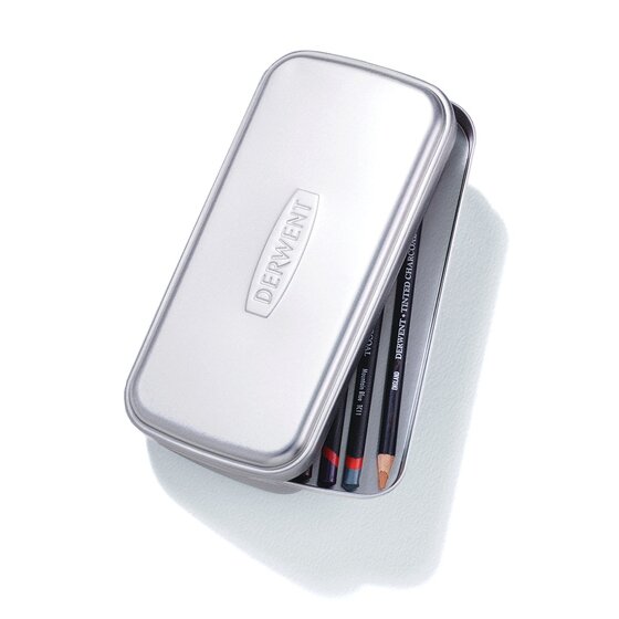 DERWENT Pencil Tin, Removable Tray, (2300582)