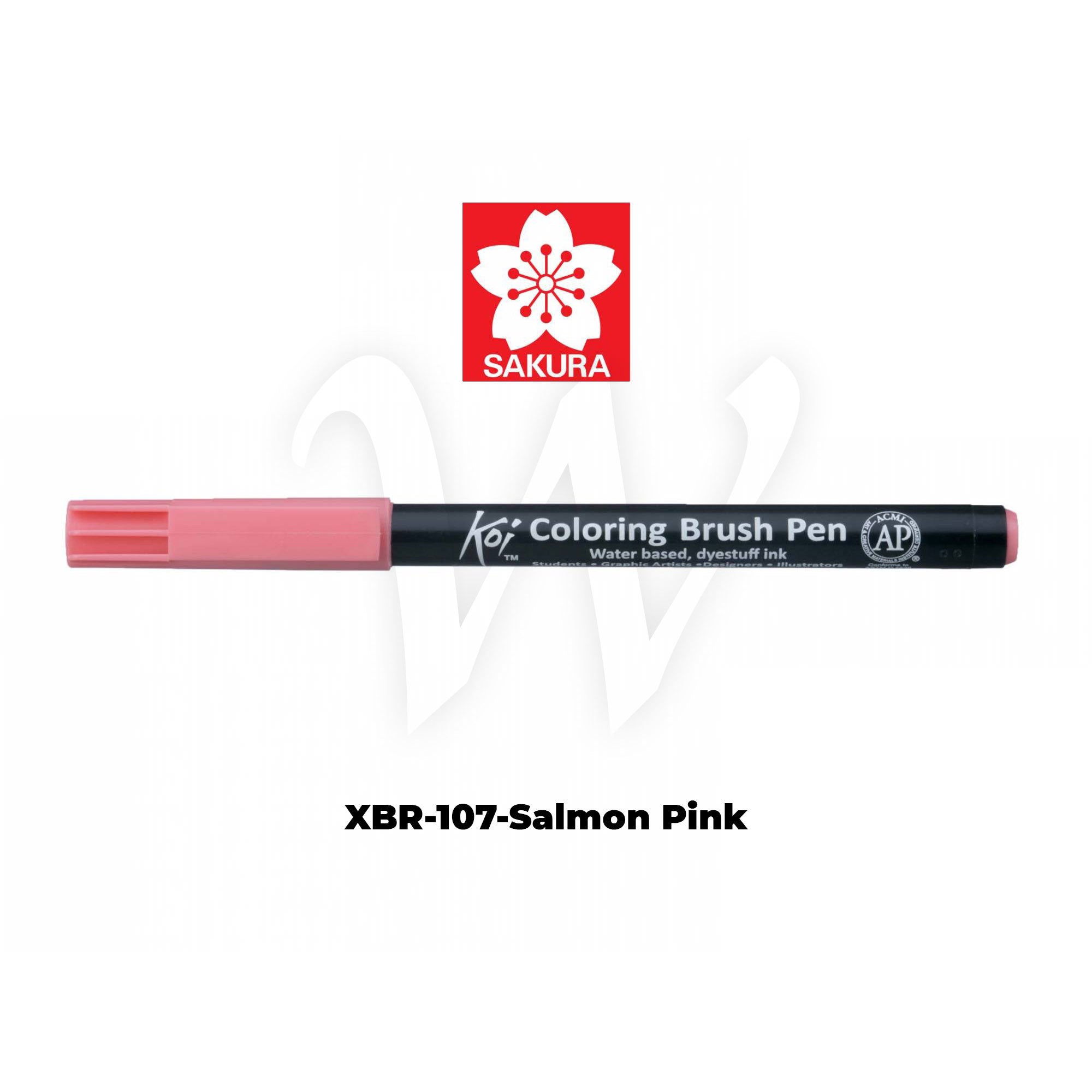 [WESTSTAR] Sakura Koi Color Brush Pen Coloring  Pen (Single piece)