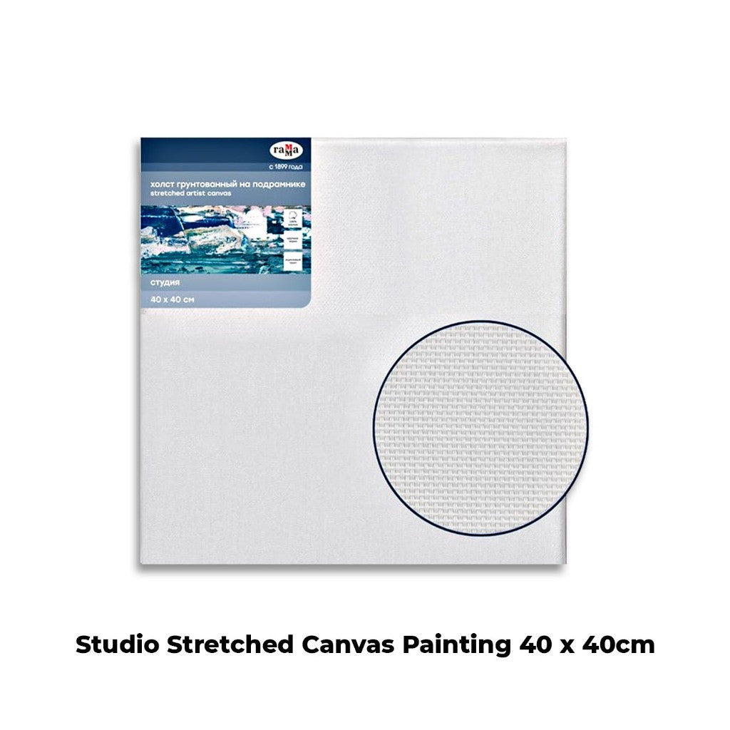 Studio Stretched Canvas Painting Canvas Art for Acrylic & Oil Paint ( 280g ) - CLEARANCE