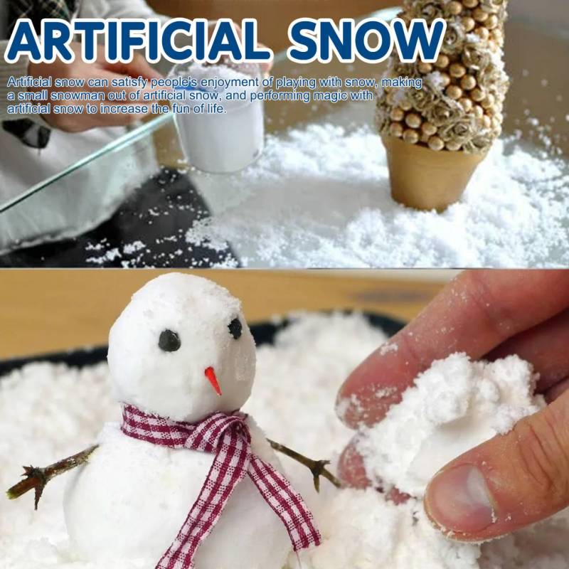 [WESTSTAR] EELHOE Artifical Snow Slush Powder / Instant Snow Powder for Christmas Decoration/Festival/ Salji Buatan - 50g