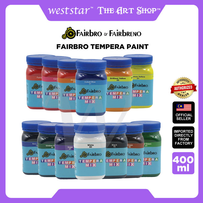 [WESTSTAR] Fairbro Tempera Paint 400ml