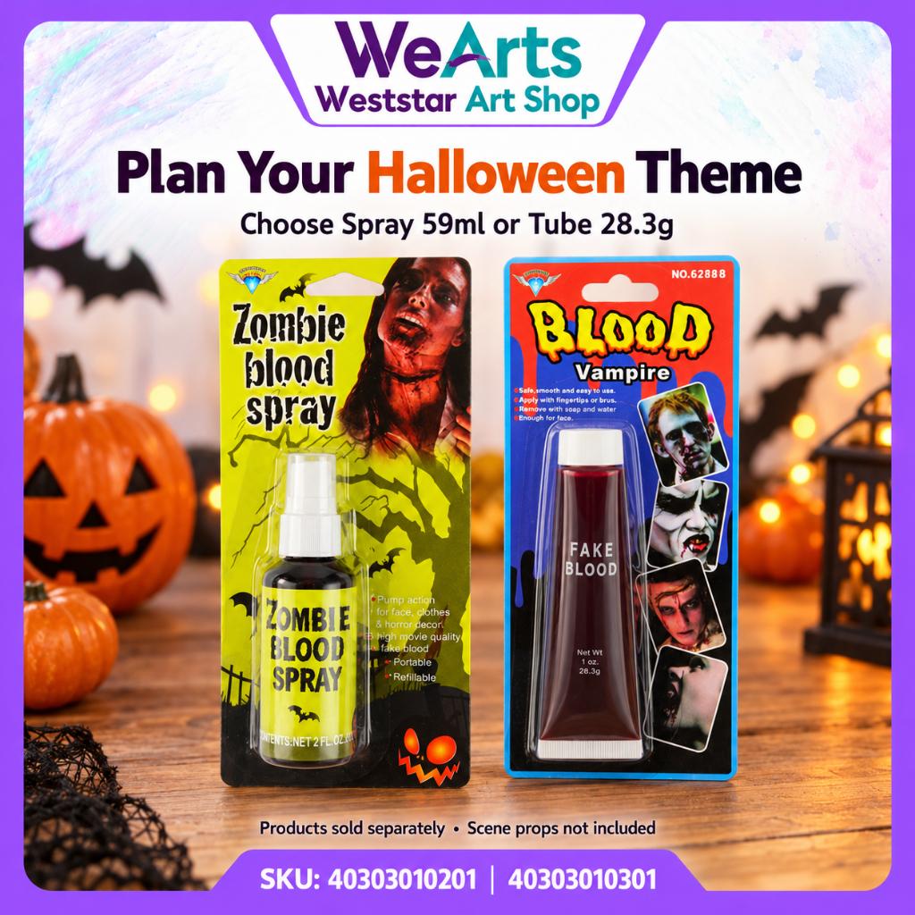 ARTYS Halloween Fake Blood – Spray 59ml or Tube 28.3g