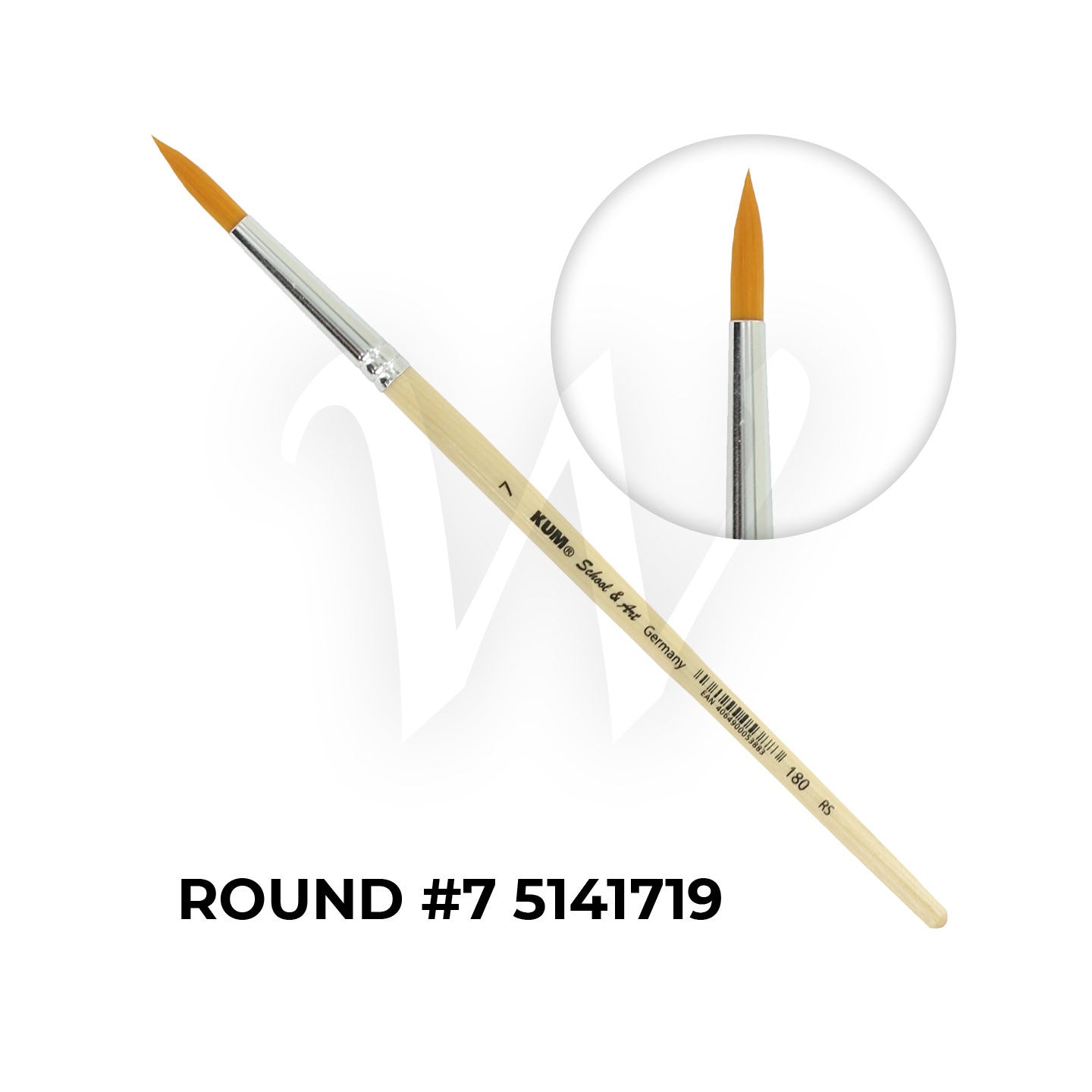 [WESTSTAR] KUM® SCHOOL & ART Brush Set (ROUND)