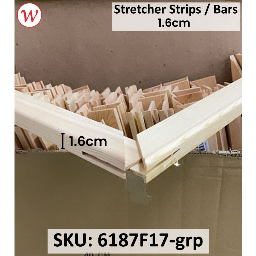 [Weststar TAS] DIY Canvas Wooden Frame Stretcher Strips  Bingkai Kayu Kanvas Custom Size (loose)| Thickness: 1.6cm