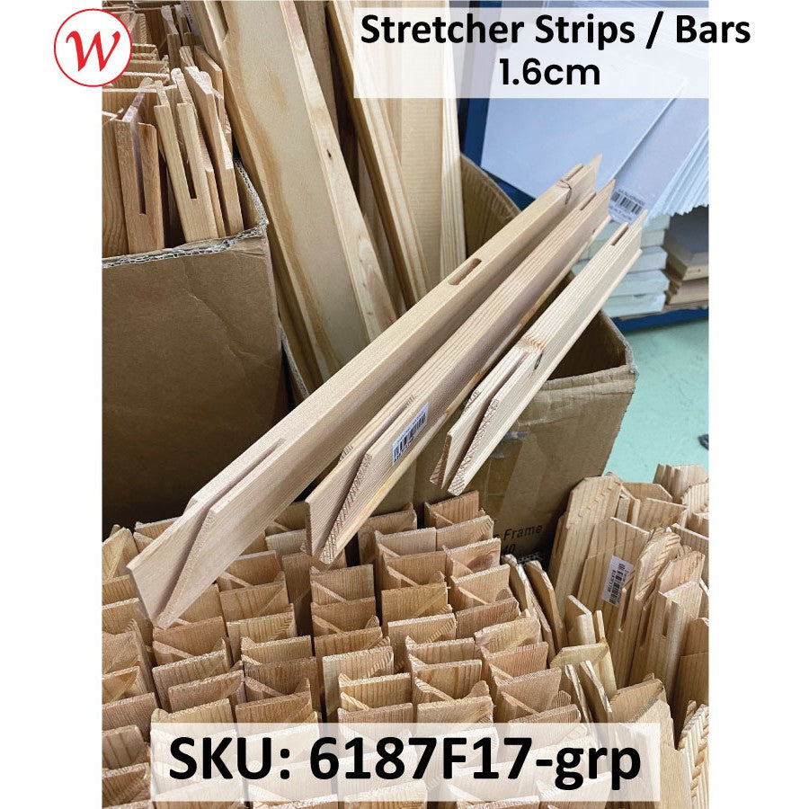 [Weststar TAS] DIY Canvas Wooden Frame Stretcher Strips  Bingkai Kayu Kanvas Custom Size (loose)| Thickness: 1.6cm